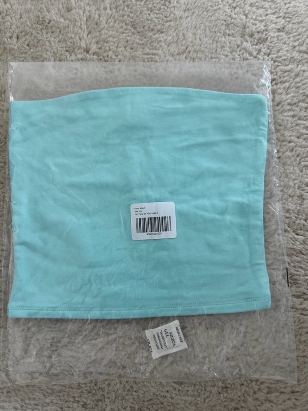 Tilly's Mint Green Tube Crop Top